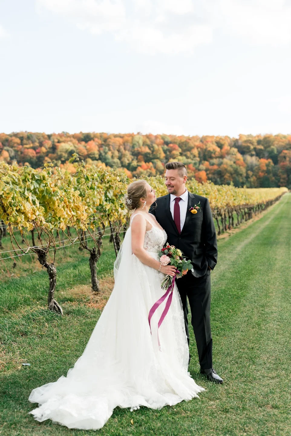 Allison wedding floral arrangement