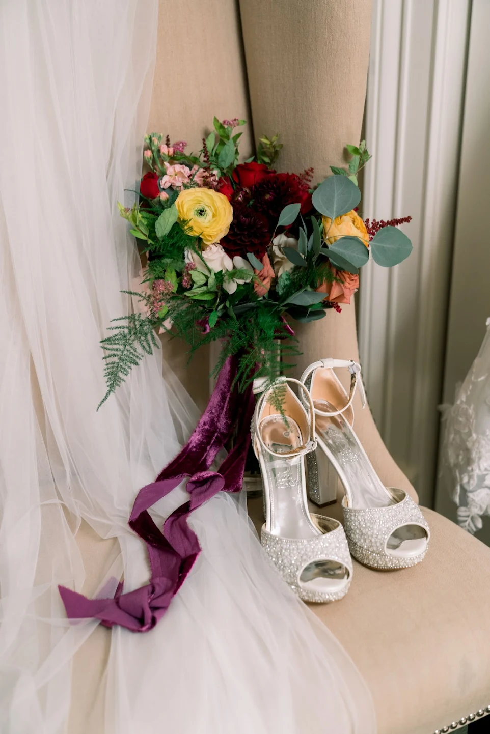 Allison wedding reception florals