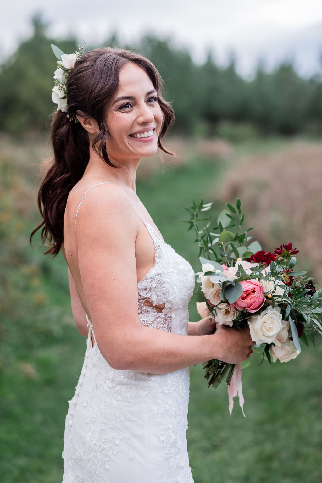 Danielle wedding ceremony florals